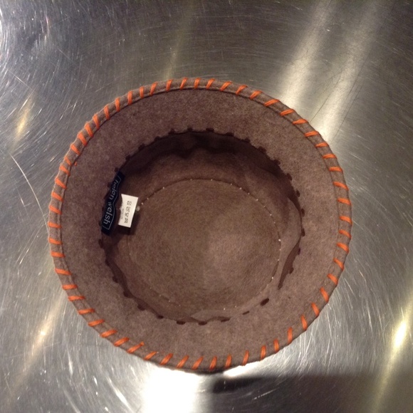 Helen Welsh 100% Wool Women's Bucket Hat Light Brown One Size Made in Italy - Picture 9 of 11